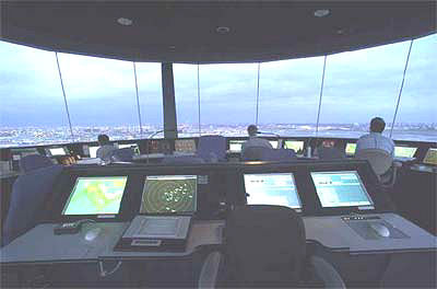 Toronto Air Traffic Control Tower interior - courtesy Nav Canada