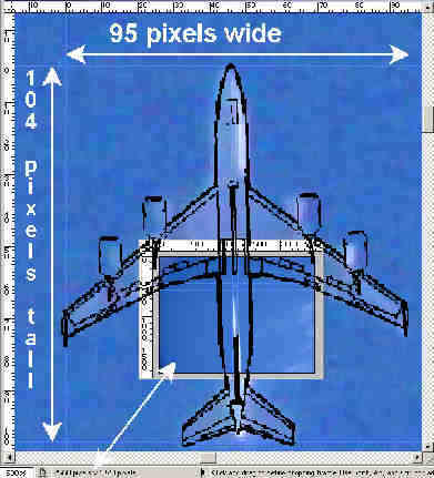 Chemtrails aircraft with KC-135R overlay