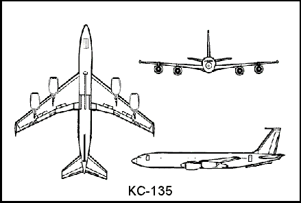 Chemtrails aircraft  - KC-135R outline ID